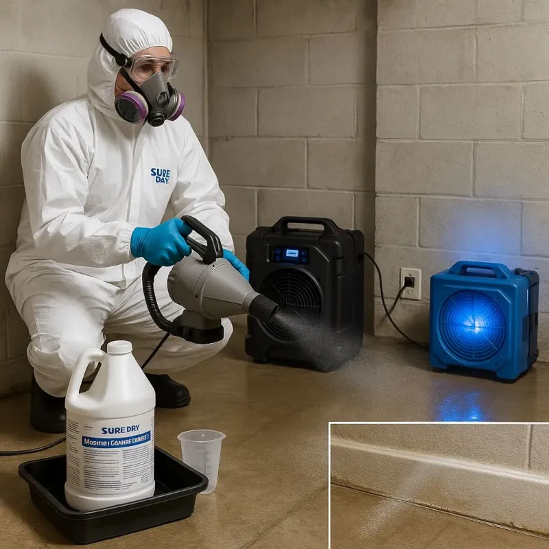 Sanitization and Odor Removal process in Gulfport, MS