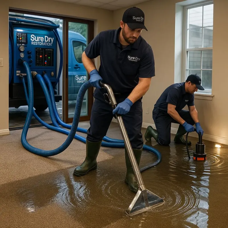 Water Extraction and Removal process in Gulfport, MS